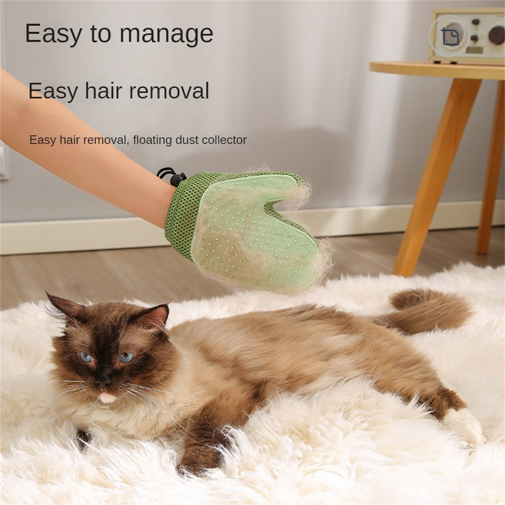 Cat & Dog Grooming Glove for Shedding Hair