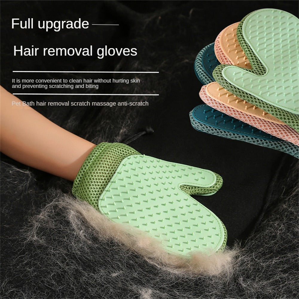 Cat & Dog Grooming Glove for Shedding Hair