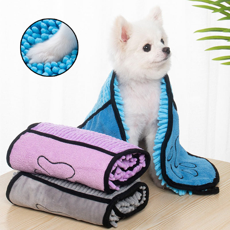 Cozy Pet Towel – Quick Dry for Cats & Dogs